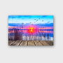 Wallity Cuadro Decorativo de Vidrio Templado Multicolor 70 x 100 cm